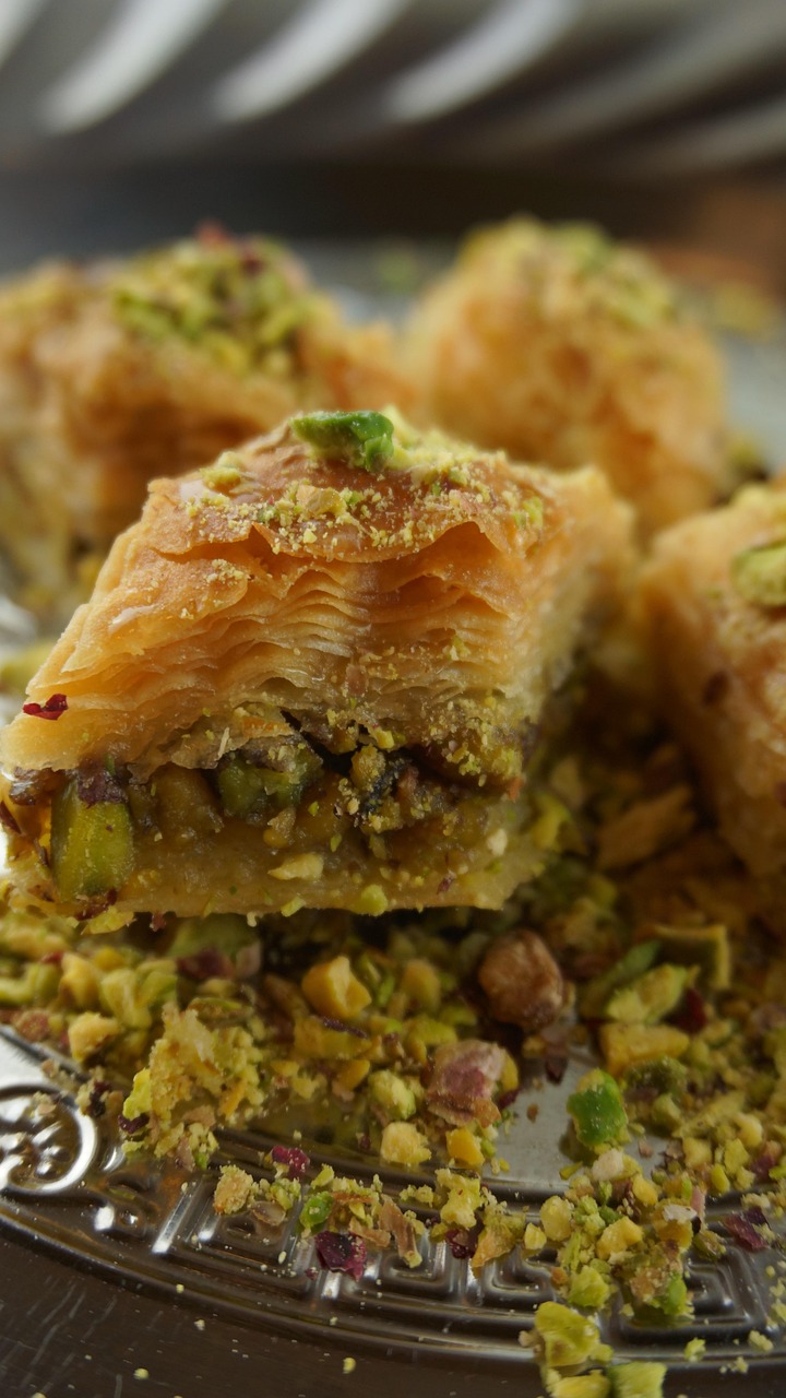 baklava-pastries, oriental kitchen, sweet pastries
